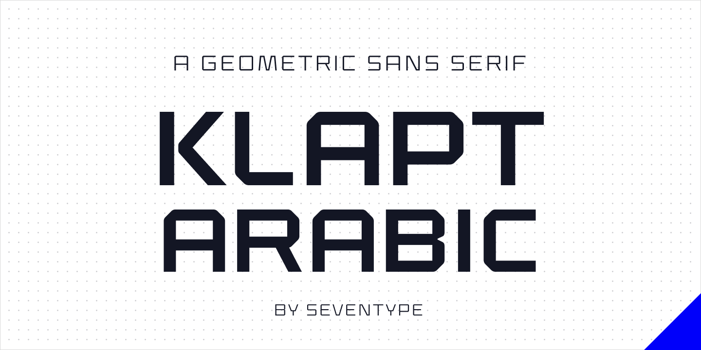 Ejemplo de fuente Klapt Arabic #1